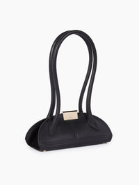 MINI SAC PORTÉ ÉPAULE LE BAL EN CUIR - Noir