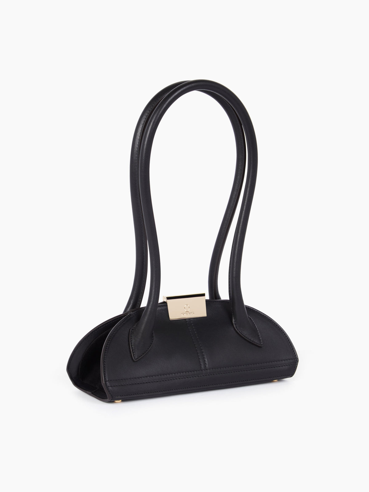 MINI SAC PORTÉ ÉPAULE LE BAL EN CUIR - Noir