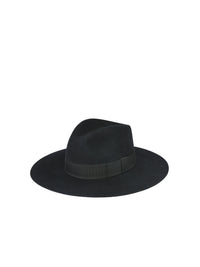 CHAPEAU FEDORA EN FEUTRE NOIR - Noir