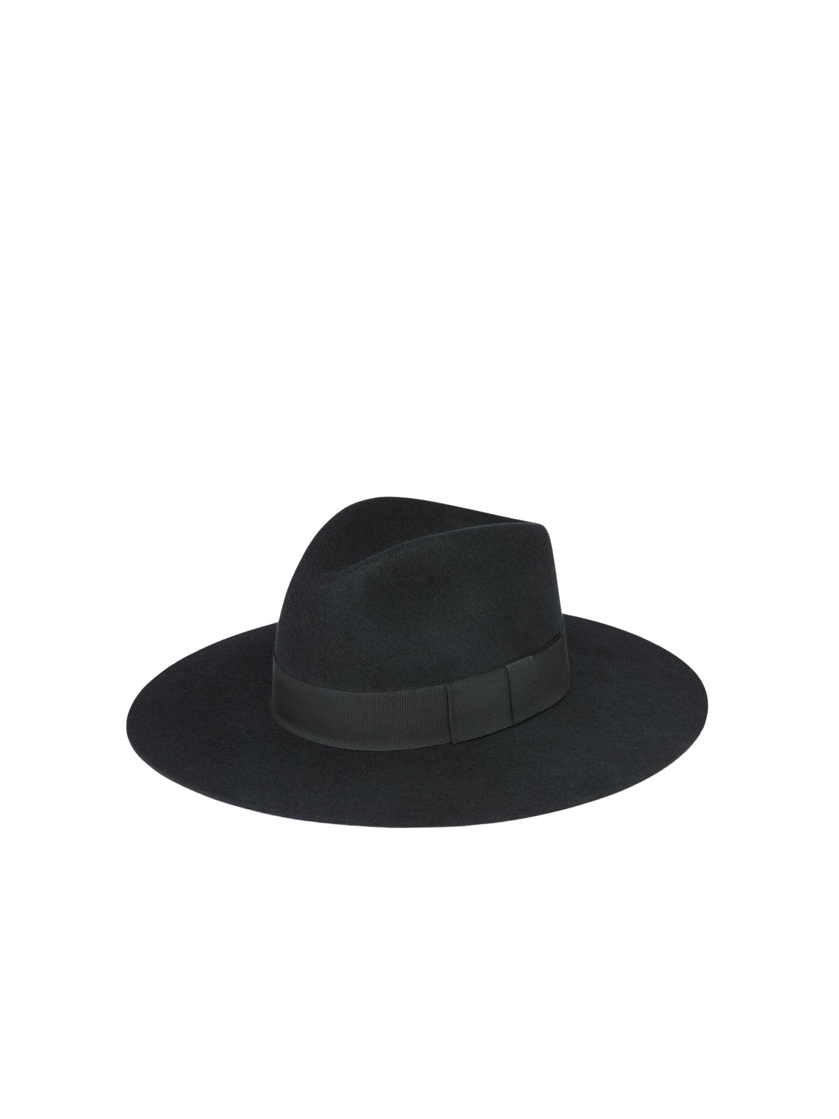 CHAPEAU FEDORA EN FEUTRE NOIR - Noir