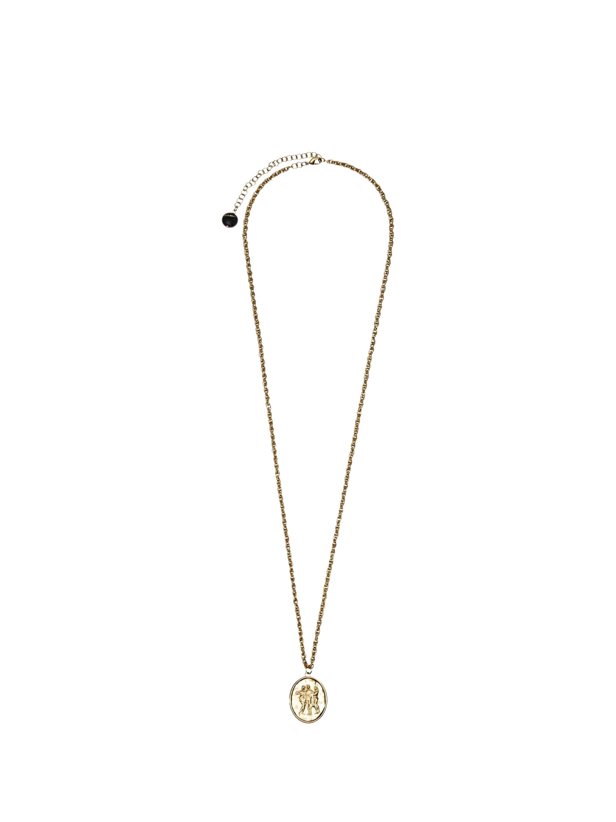 Three Graces brass necklace - Gold