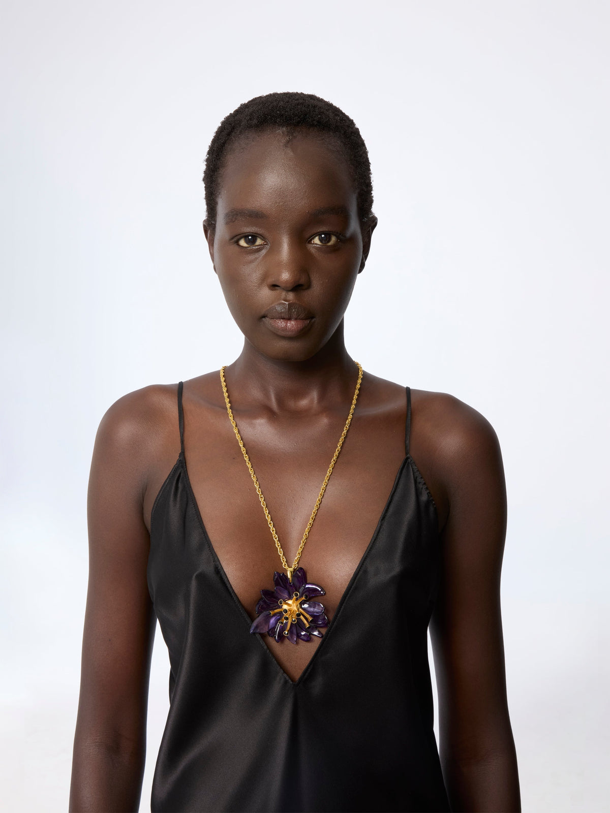 COLLIER « PISTIL BLOOM » - Violet
