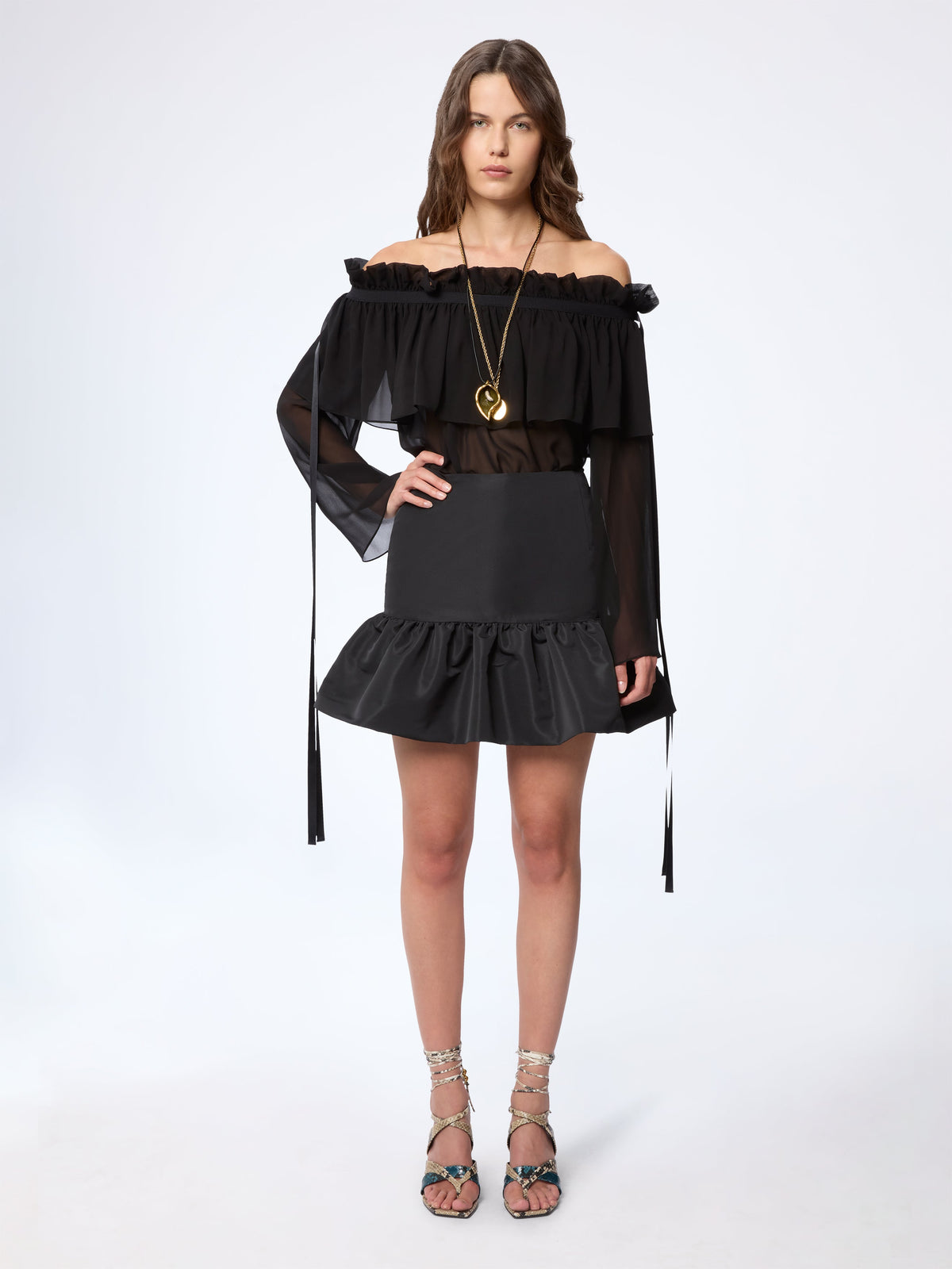 COLLIER DE FLEURS DE CALLA KAKI