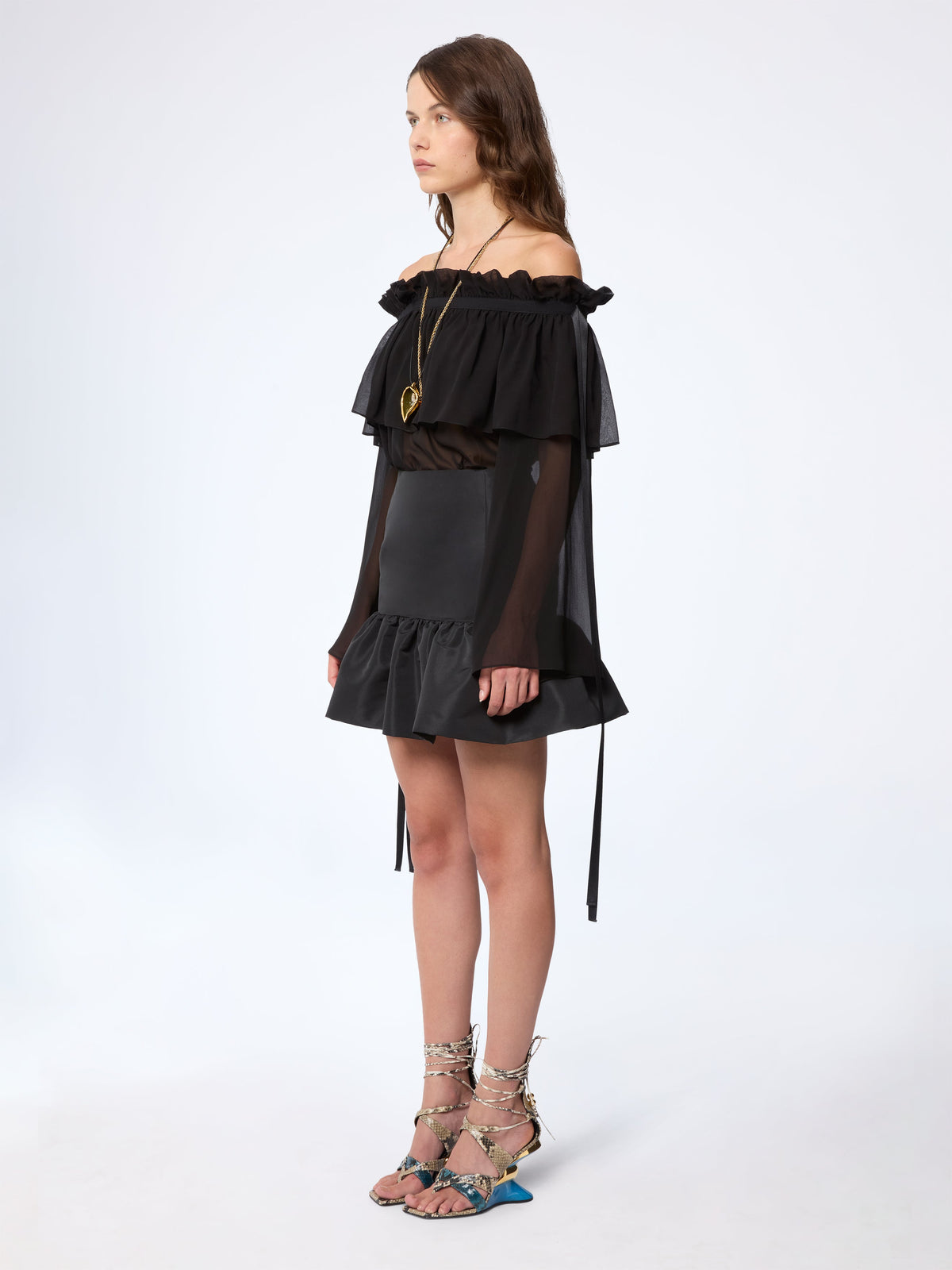 COLLIER DE FLEURS DE CALLA KAKI