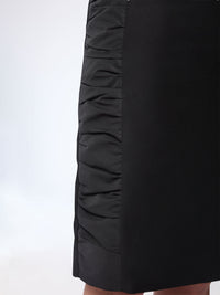 JUPE PÉPLUM COURTE - Noir