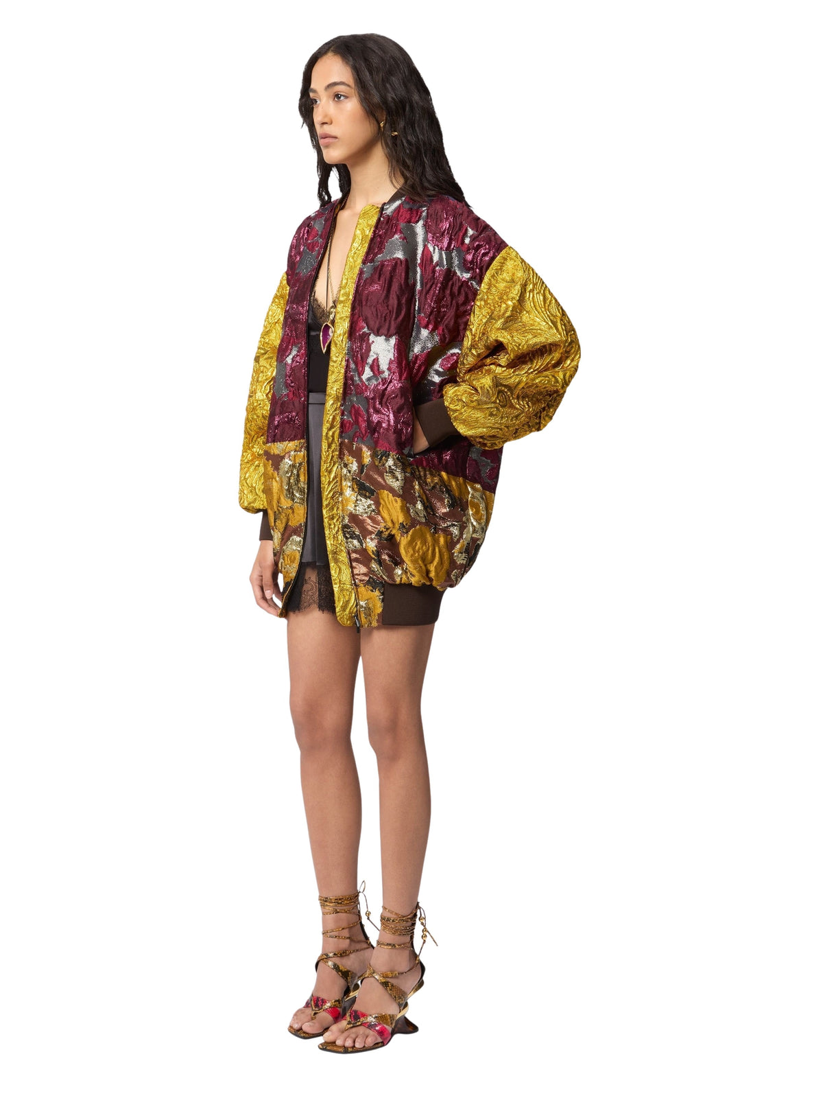 ROBE EN GABARDINE DE LAINE - Jacquard