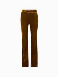 PANTALON ÉVASÉ EN CRÊPE SATIN