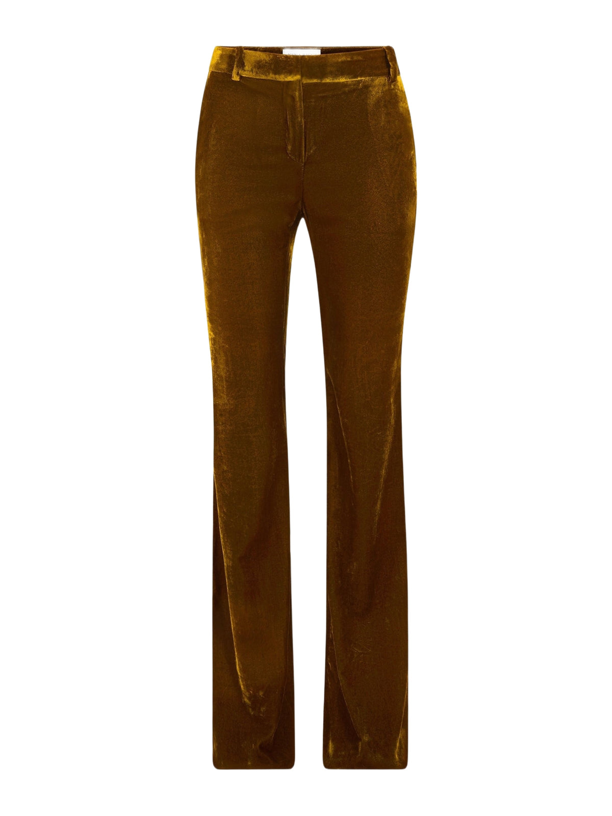 Pantalon évasé en velours - Or