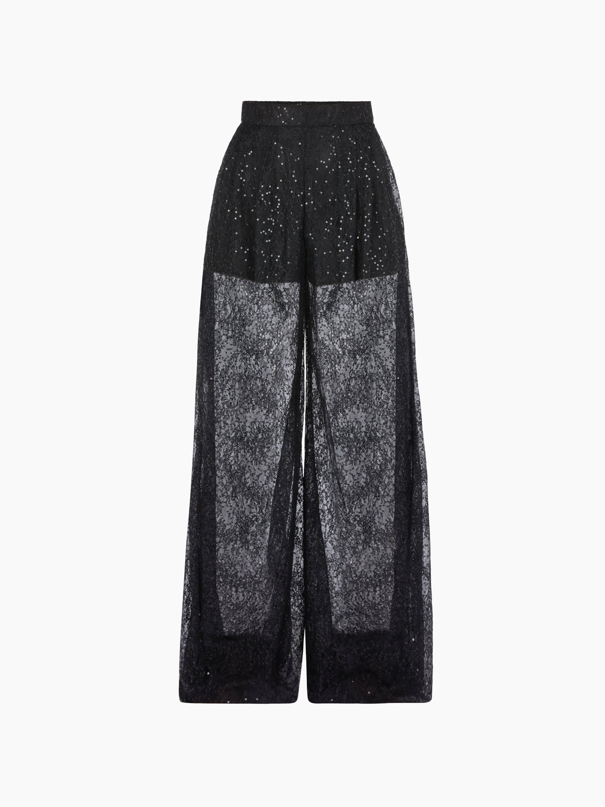 PANTALON HAREM EN SATIN DE SOIE DORÉ