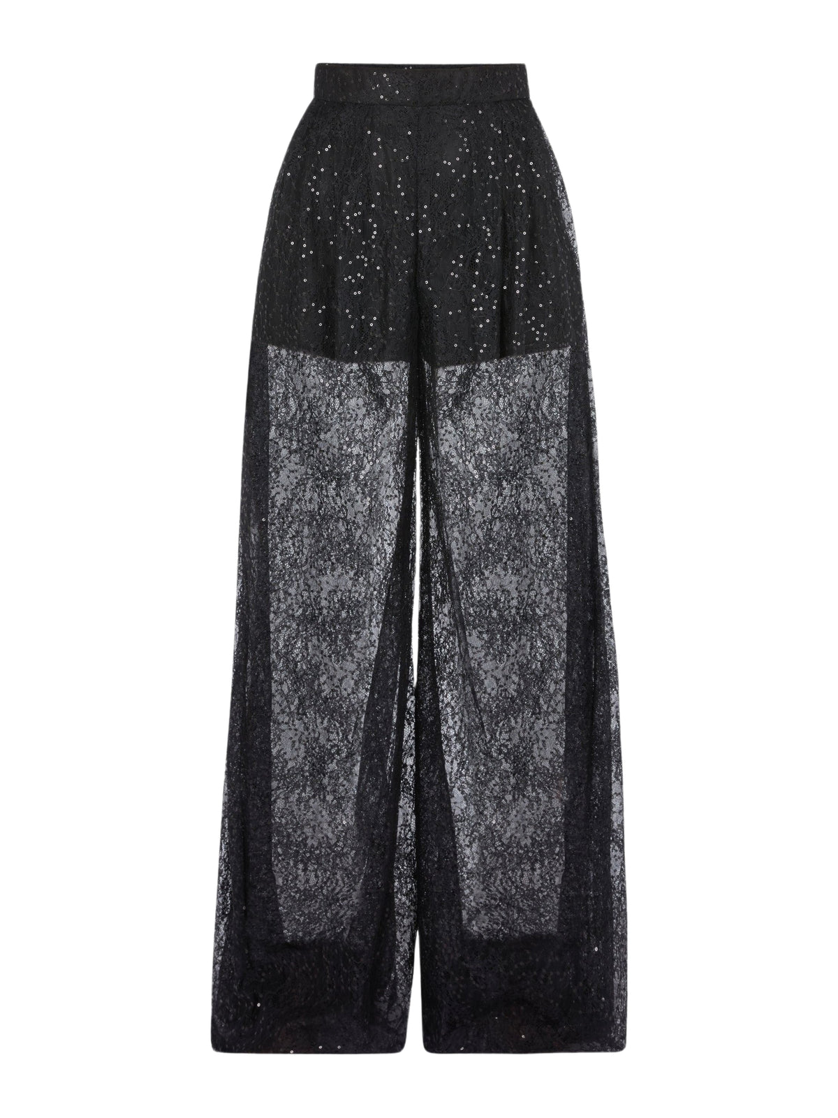 Lace harem trousers - Black
