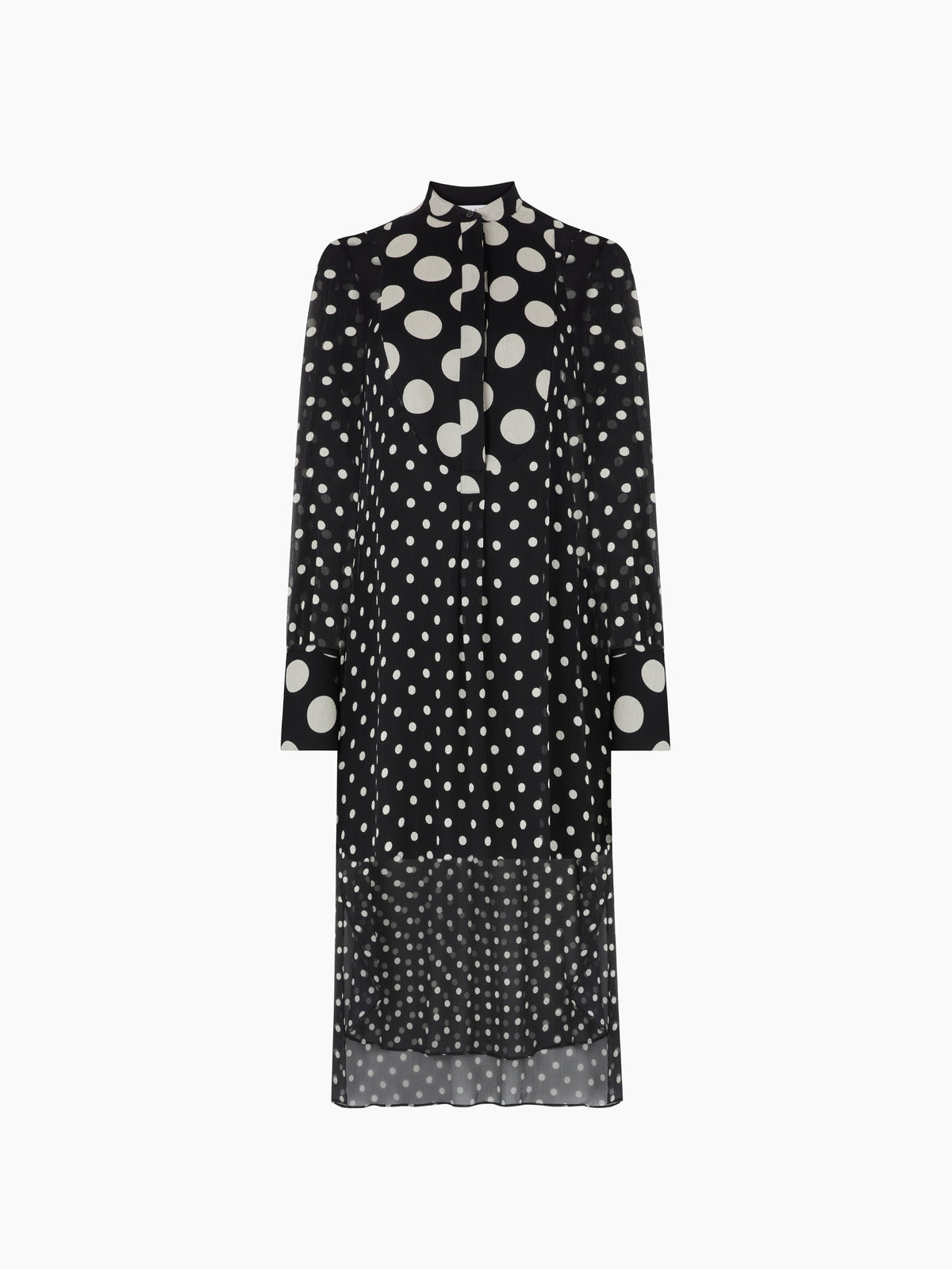 ROBE BUSTIER MINI À POIS