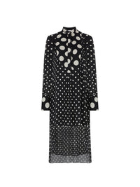 ROBE BUSTIER MINI À POIS - Pois