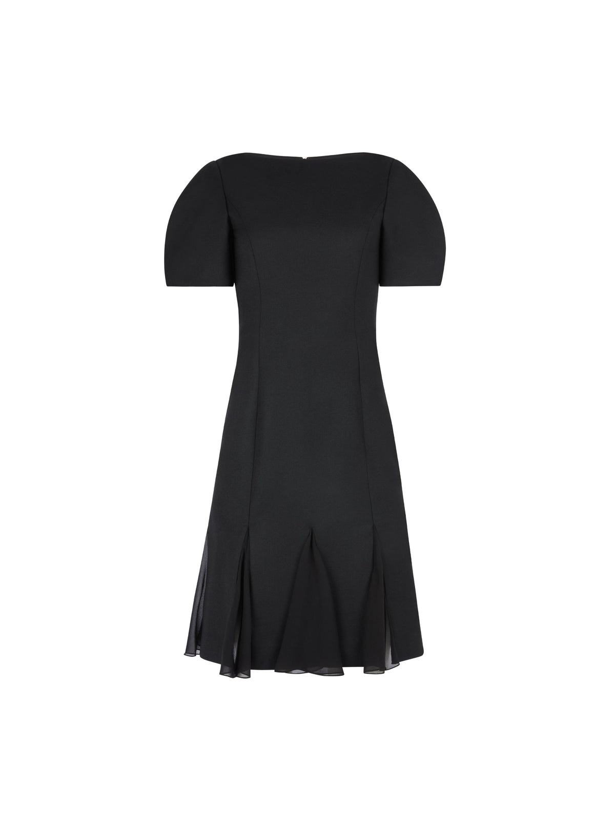 ROBE MIDI SIRÈNE DORÉE À DOS NU - Noir