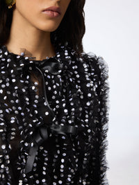 BLAZER CROISÉ EN VELOURS
