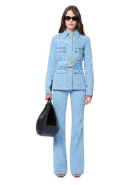 VESTE SAHARIENNE EN JEAN - Bleu Denim