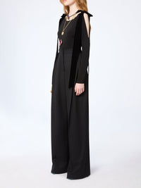 Knotted long-sleeved T-shirt - Black