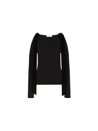 SWEAT À CAPUCHE EN POLAIRE AVEC EMPIÈCEMENT EN DENTELLE - Noir