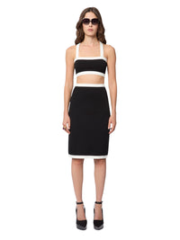 HAUT BRALETTE EN MAILLE - Noir