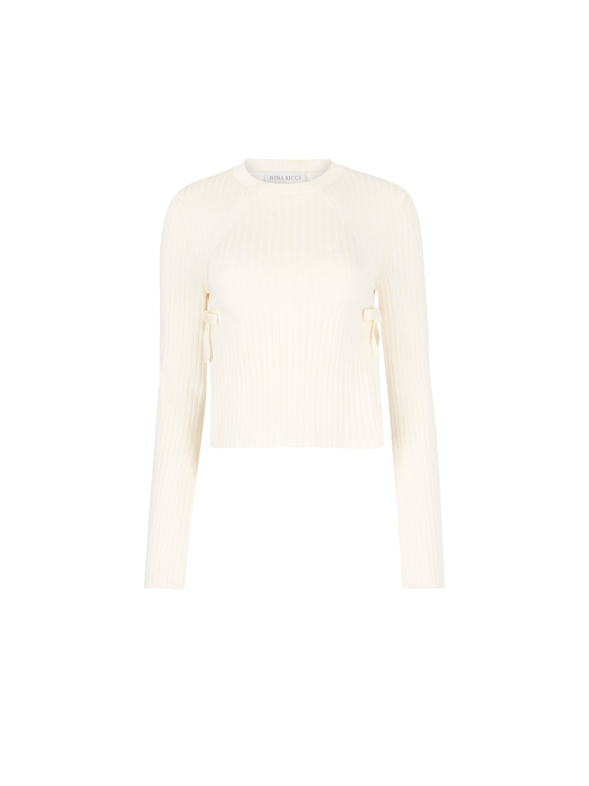 HAUT EN MAILLE BRASSIÈRE - Crème