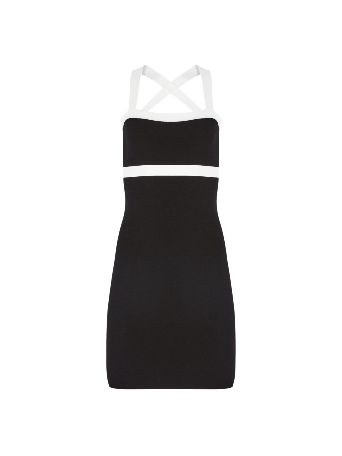 MINI-ROBE EN MAILLE - Noir