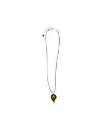 COLLIER « FLEUR DE CALLA » KAKI - Kaki
