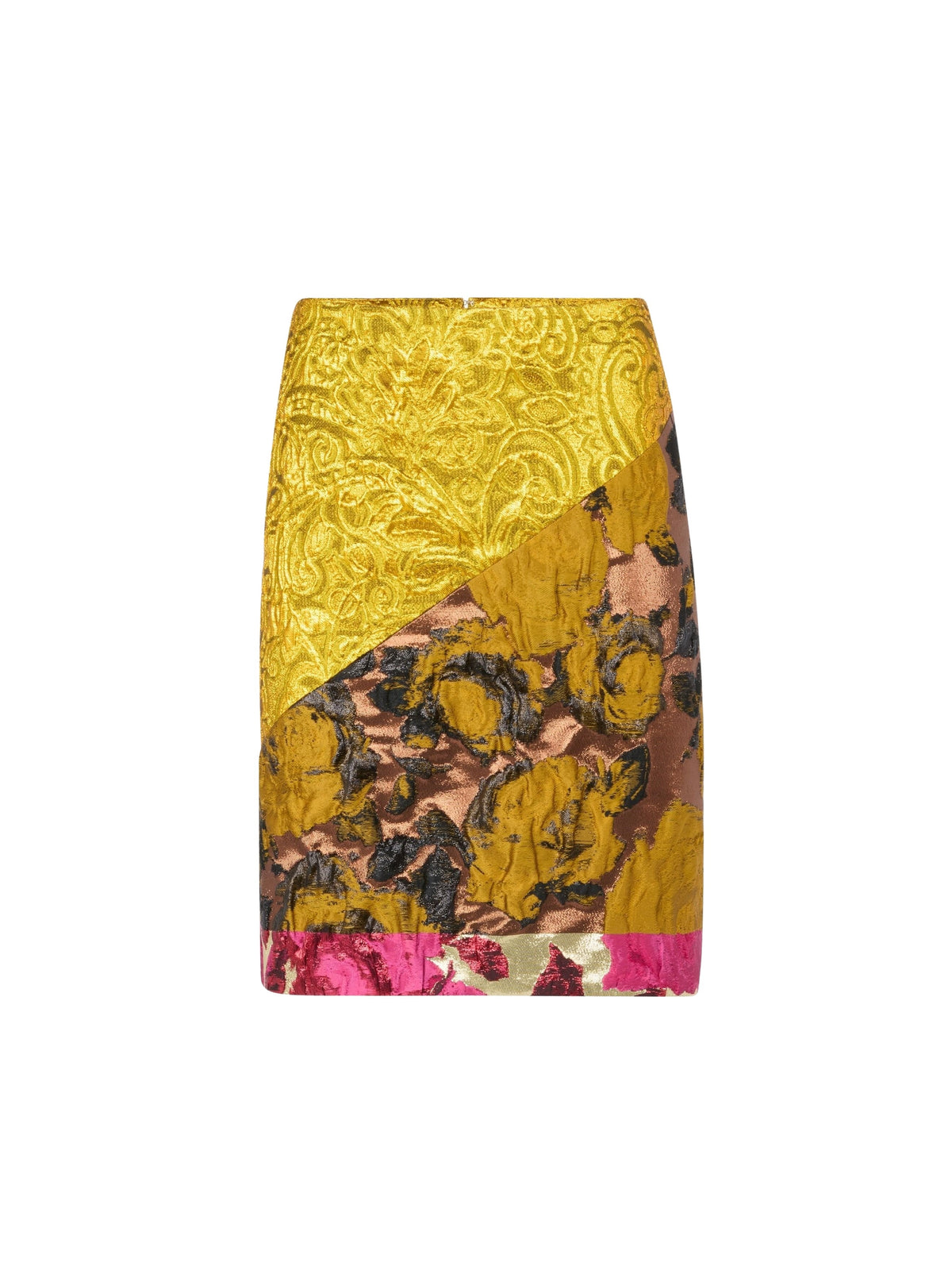 JUPE MIDI À EFFET JACQUARD - Jacquard