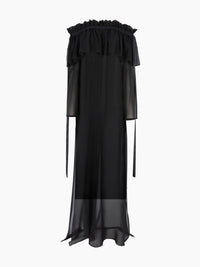 ROBE PÉPLUM MIDI