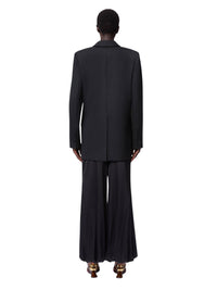BLAZER CROISÉ EN VELOURS - Noir