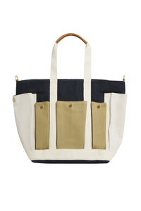 Cabas L multipoches en toile - Multico & Marine
