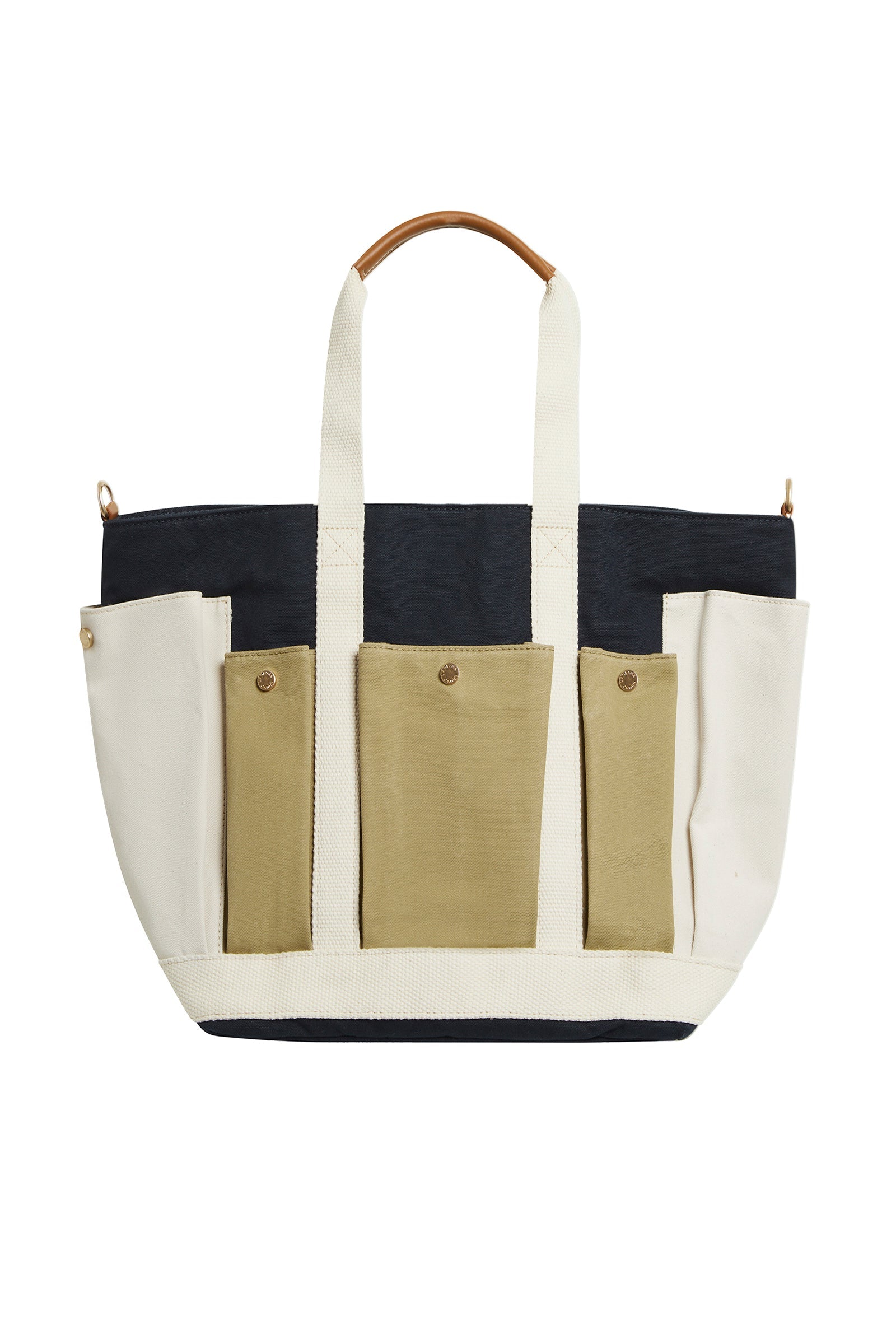 Cabas L multipoches en toile - Multico & Marine