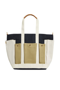 Cabas L multipoches en toile - Multico & Marine