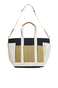 Cabas L multipoches en toile - Multico & Marine