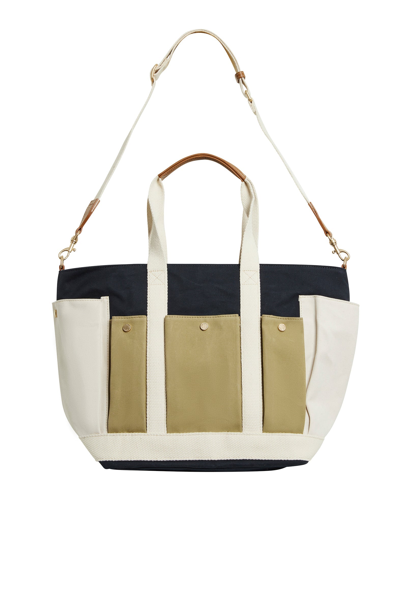 Cabas L multipoches en toile - Multico & Marine