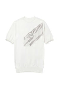 T-shirt à détails constrastés - No color