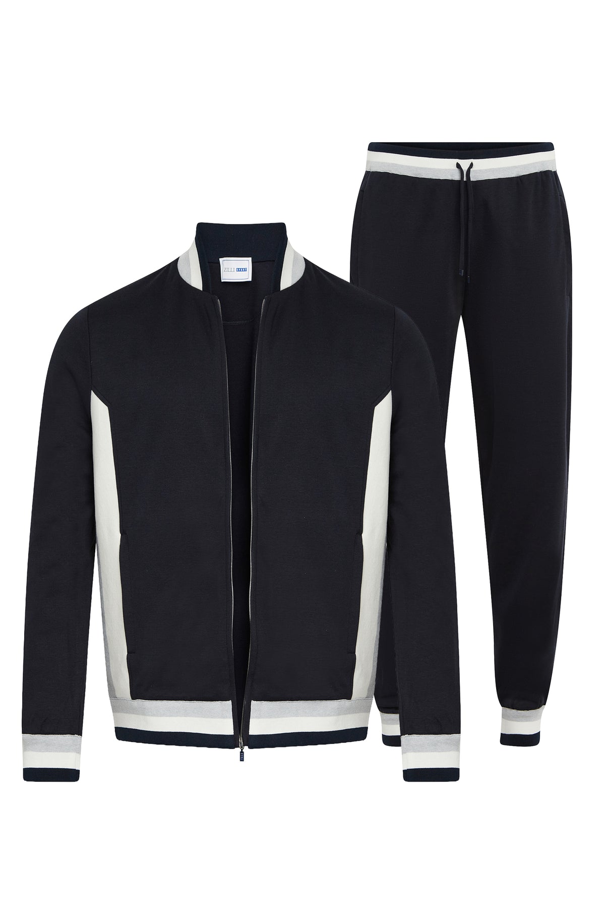 Tracksuit with contrasting trim - Black