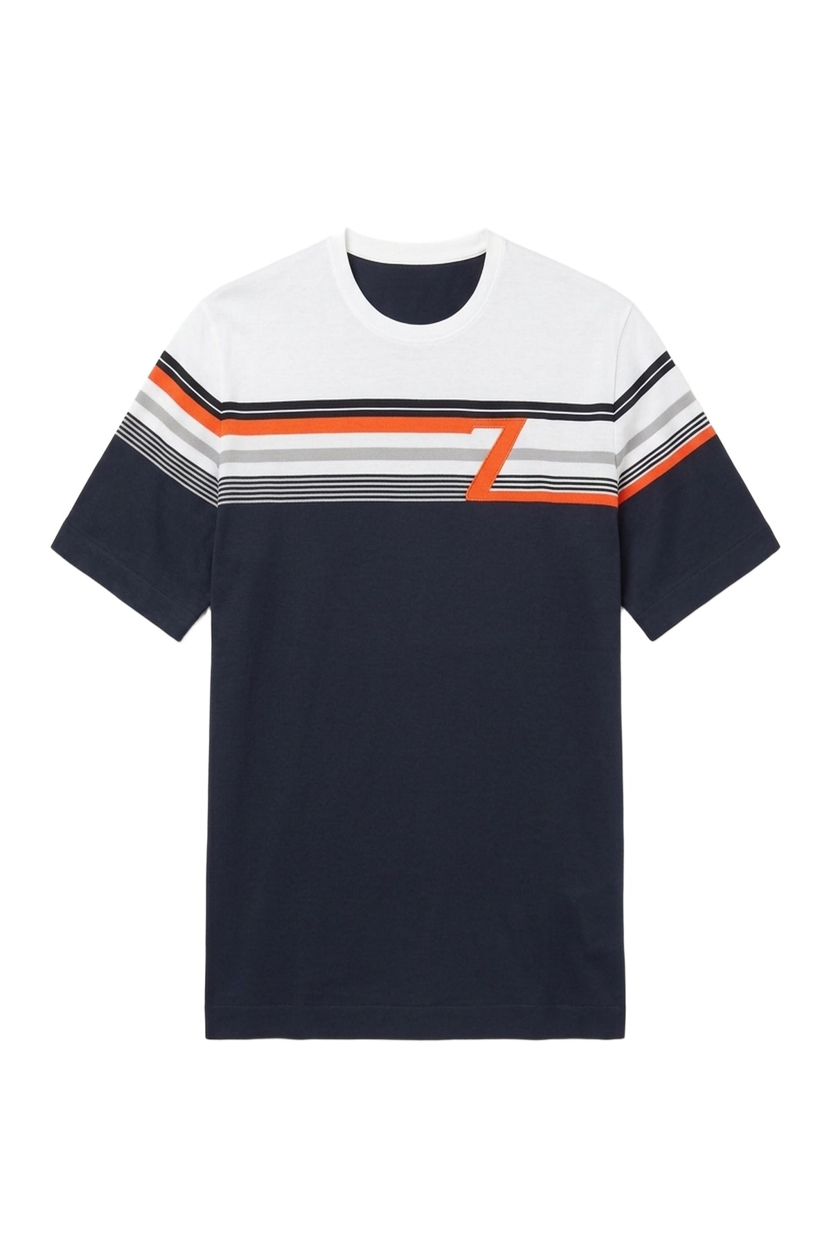 T-shirt à rayures et manches courtes - No color