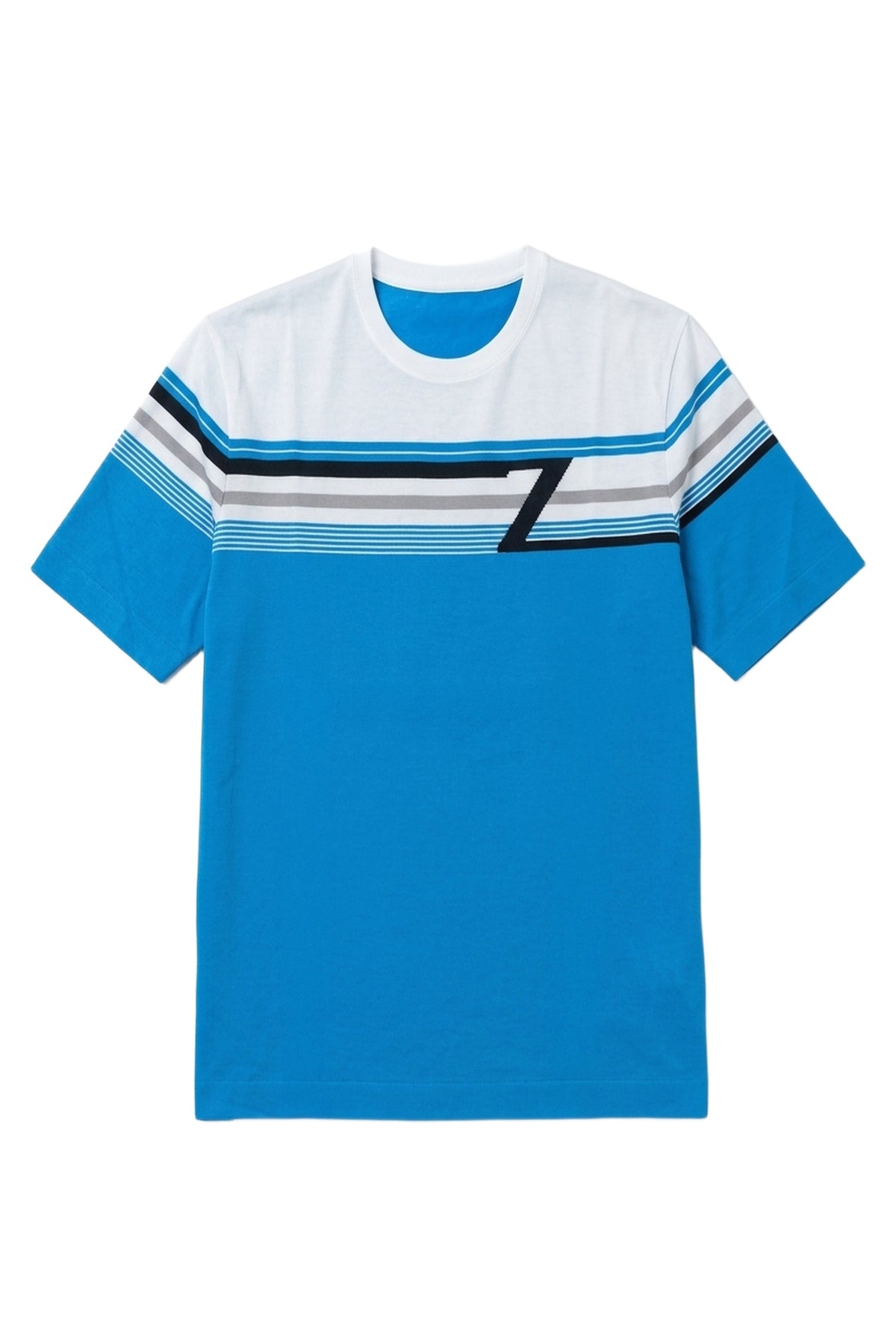 T-shirt à rayures et manches courtes - No color