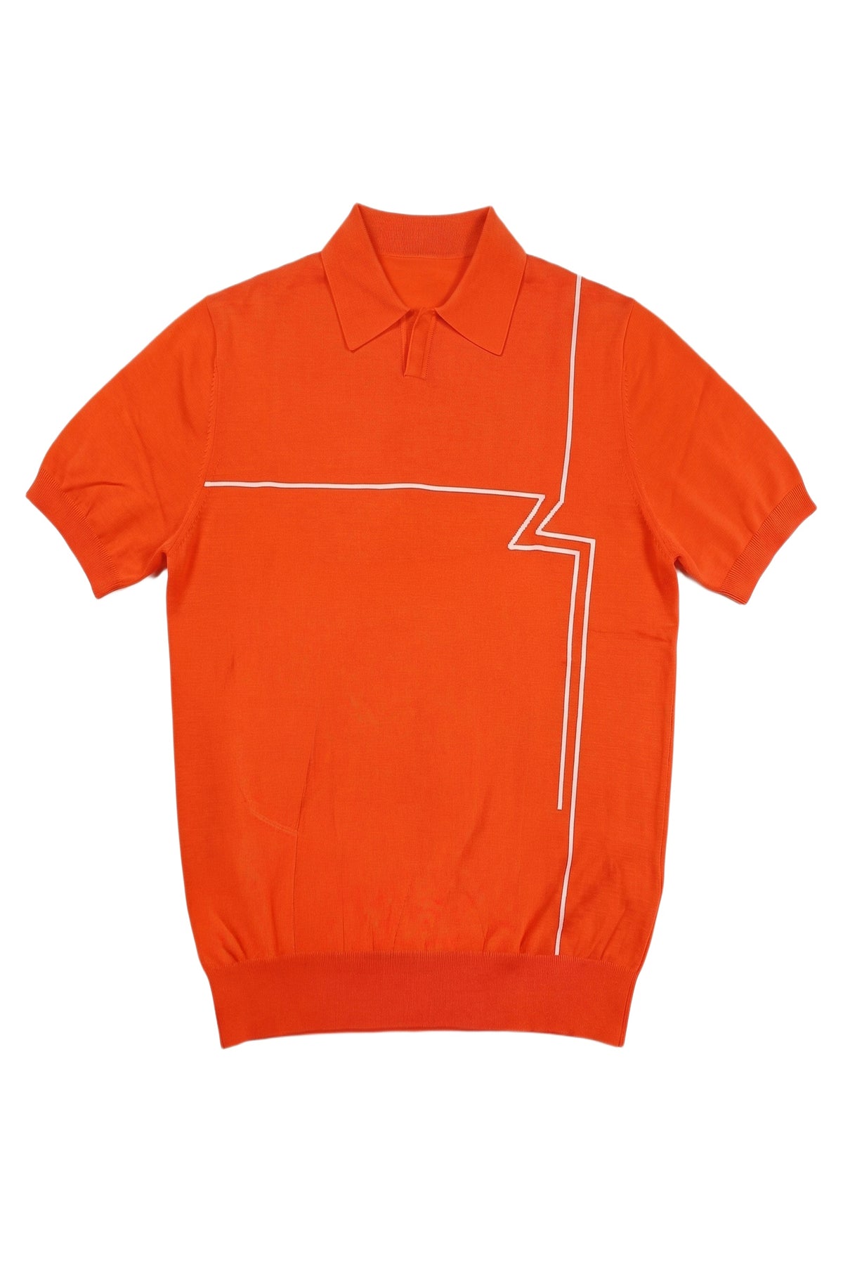 Polo à détails lignes - No color