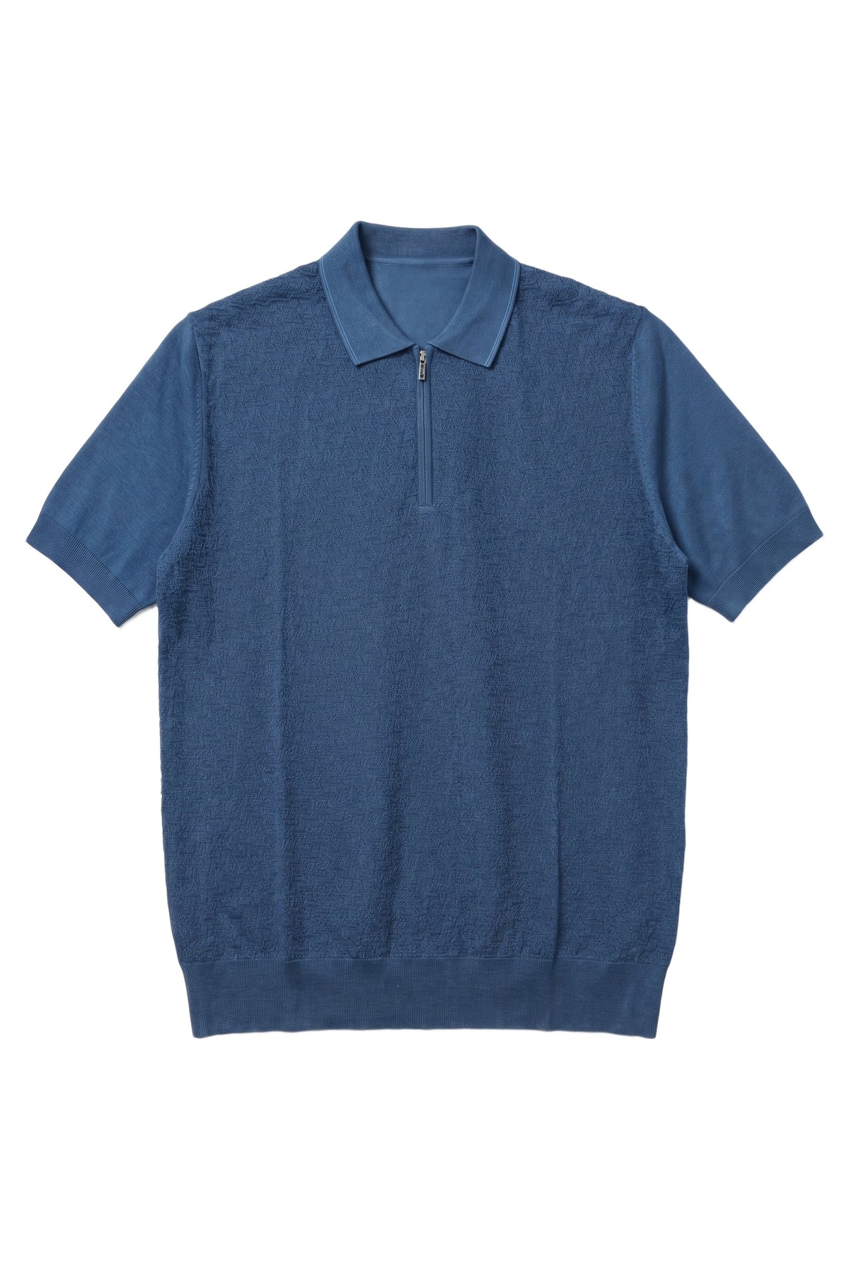 Polo à zip en soie - No color