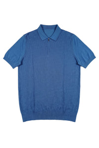 Polo à zip en soie - No color