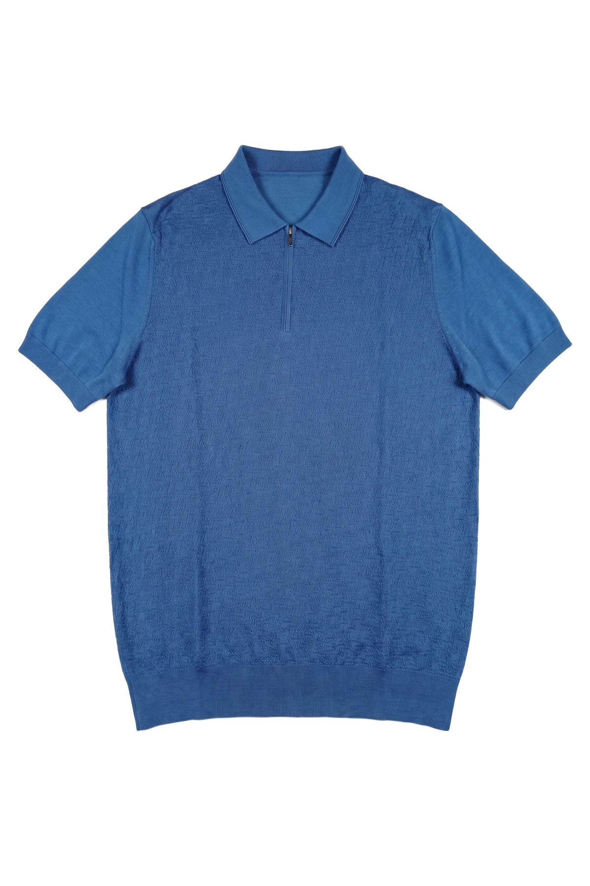 Polo à zip en soie - No color