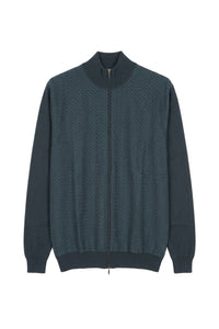Cardigan à zip en soie - No color
