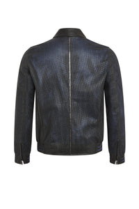 Blouson zippé à motifs en lin - No color