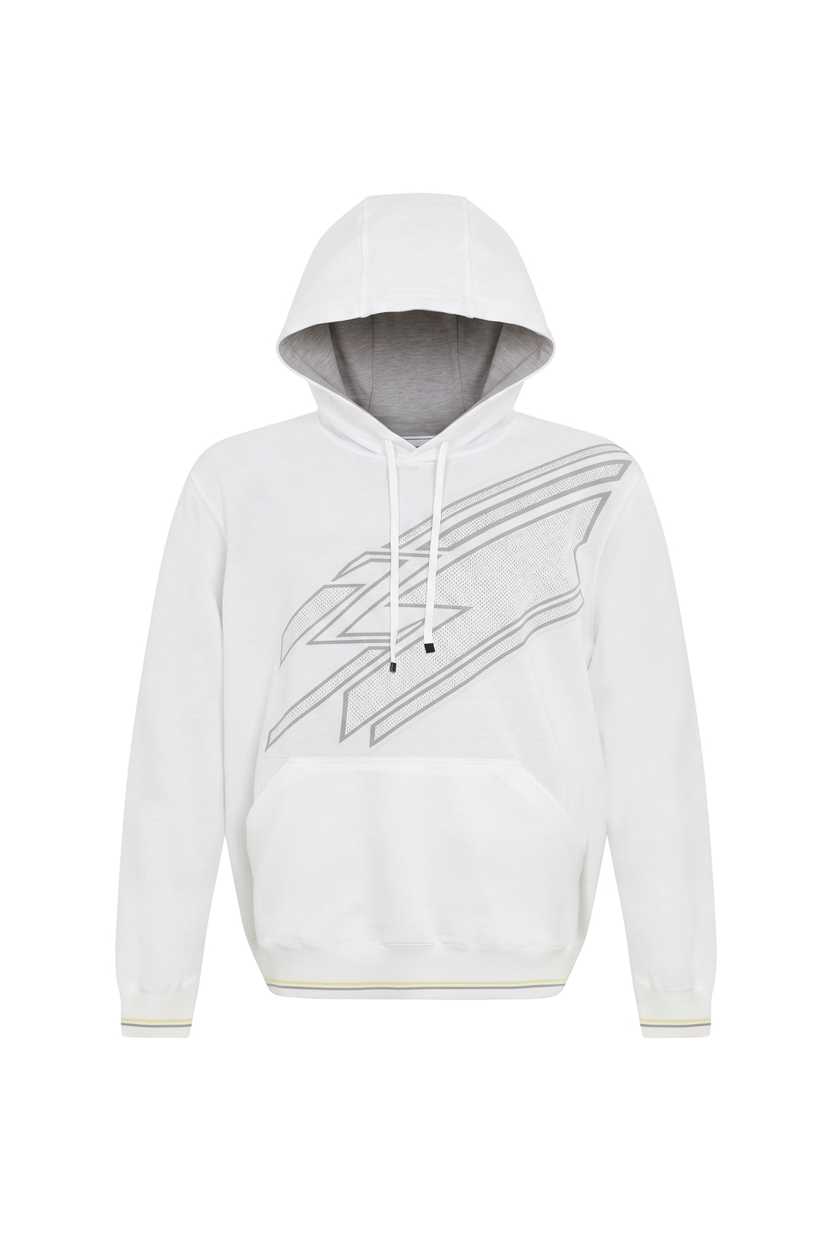 Sweat à capuche avec logo - Blanc