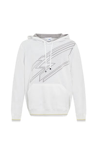 Sweat à capuche avec logo - Blanc