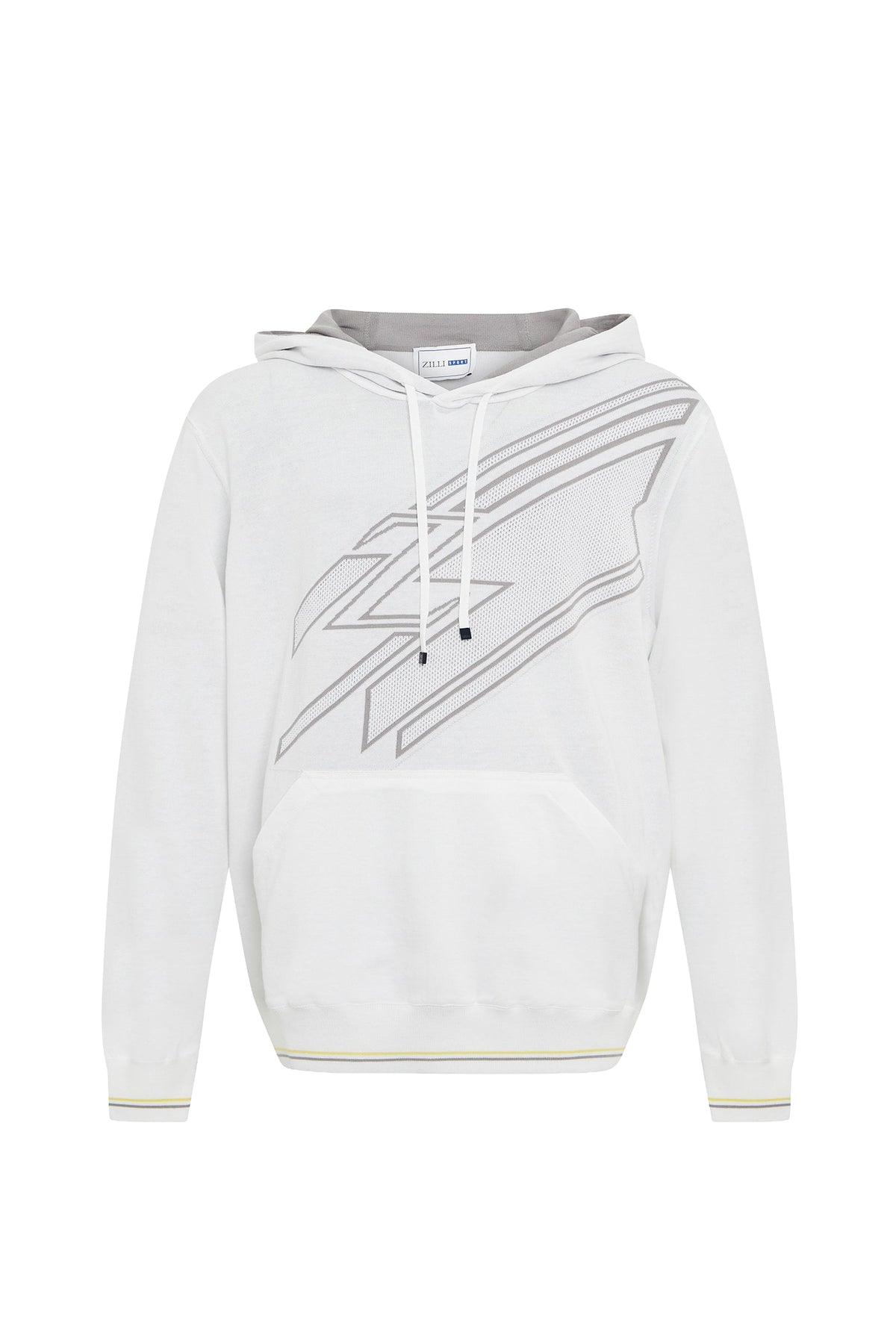 Sweat à capuche avec logo - Blanc