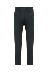 Pantalon de tailleur boutonné en laine - No color