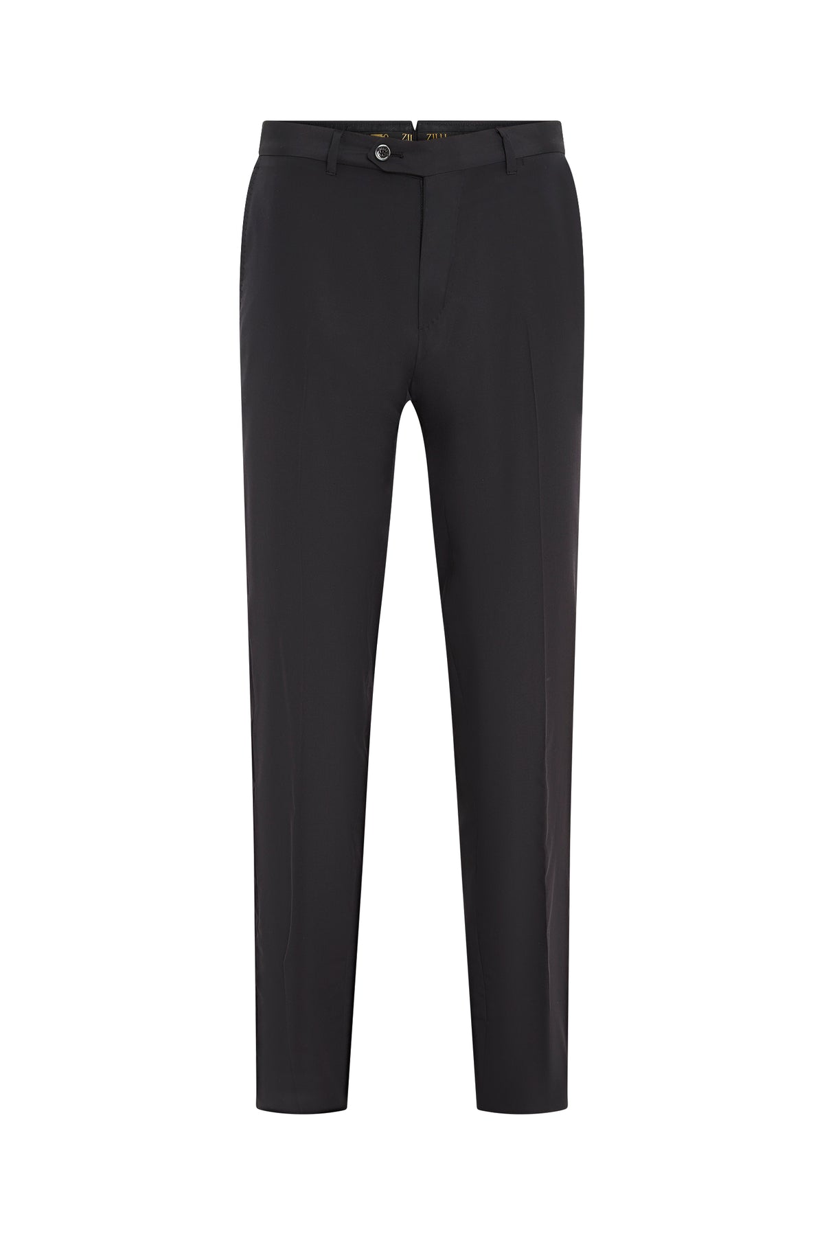 Pantalon de tailleur boutonné en laine - No color