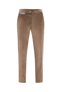 Pantalon en velours côtelé - Marron