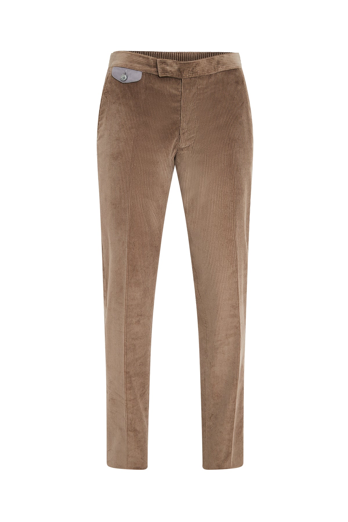 Pantalon en velours côtelé - Marron